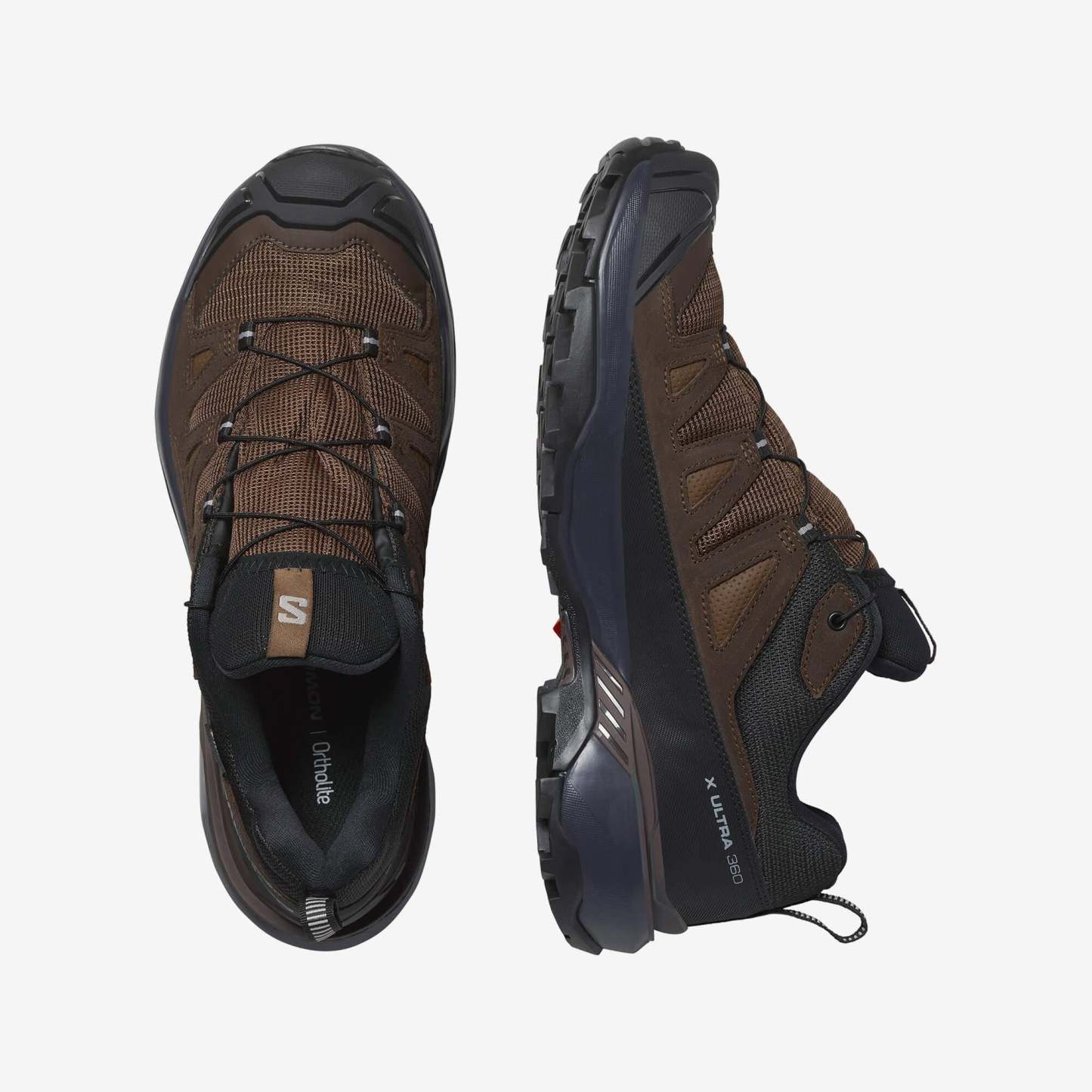 Salomon X Ultra 360 Deri Gore-Tex Erkek Outdoor Ayakkabı - Koyu Kahve - X Ultra 360 Deri Gore-Tex Erkek Outdoor Ayakkabı - Koyu Kahve - L47571200 - image 2