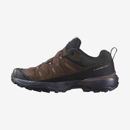 Salomon X Ultra 360 Deri Gore-Tex Erkek Outdoor Ayakkabı - Koyu Kahve - X Ultra 360 Deri Gore-Tex Erkek Outdoor Ayakkabı - Koyu Kahve - L47571200 - image 4