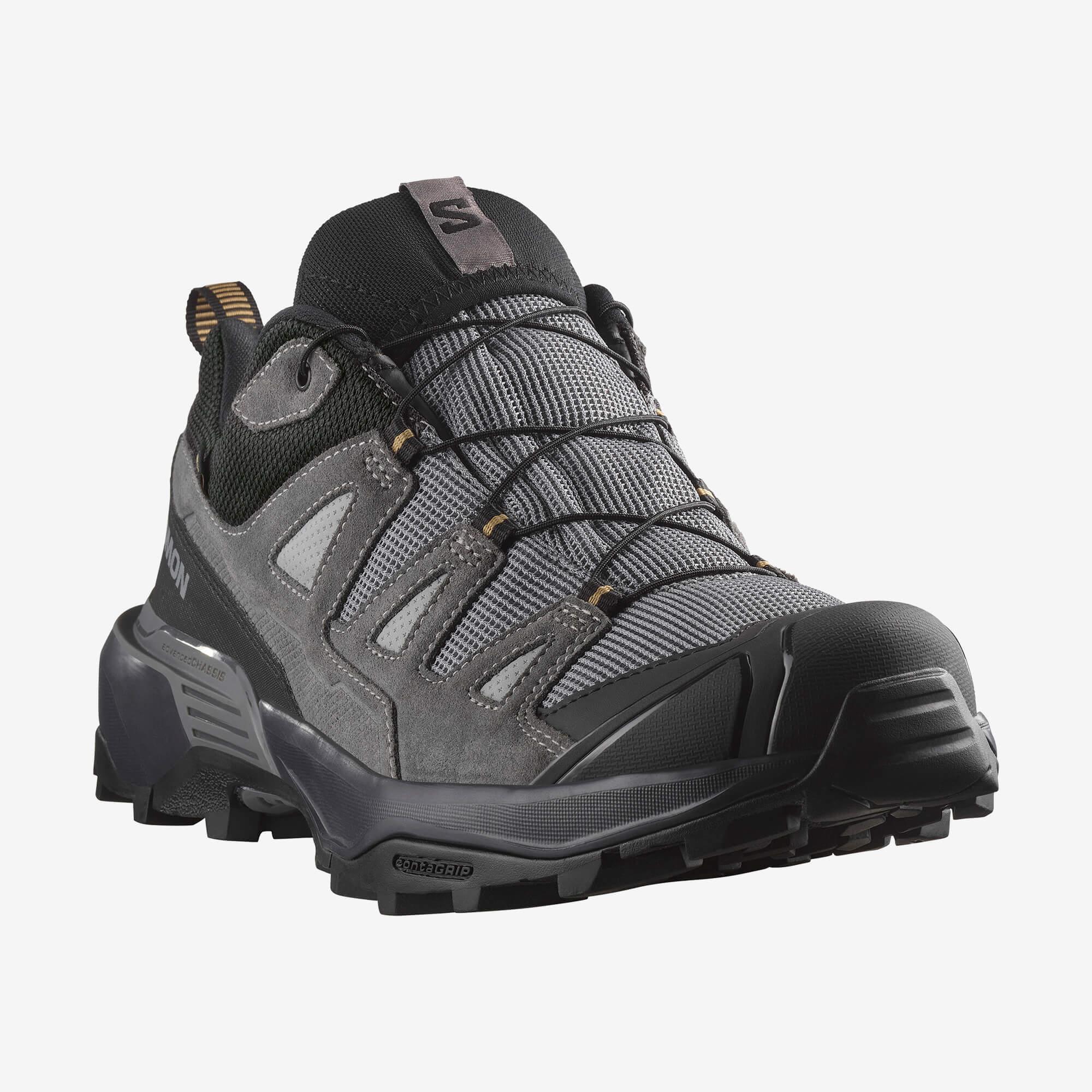 Salomon X Ultra 360 Deri Gore-Tex Erkek Outdoor Ayakkabı - Koyu Kahve - X Ultra 360 Deri Gore-Tex Erkek Outdoor Ayakkabı - Gri - L47571400 - image 6