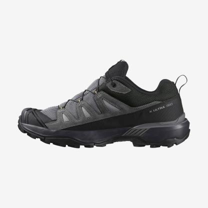 Salomon X ULTRA 360 LEATHER GORE-TEX Erkek Outdoor Ayakkabı Paloma L45390300 - X Ultra 360 Deri Gore-Tex Erkek Outdoor Ayakkabı - Gri - L47571400 - image 3