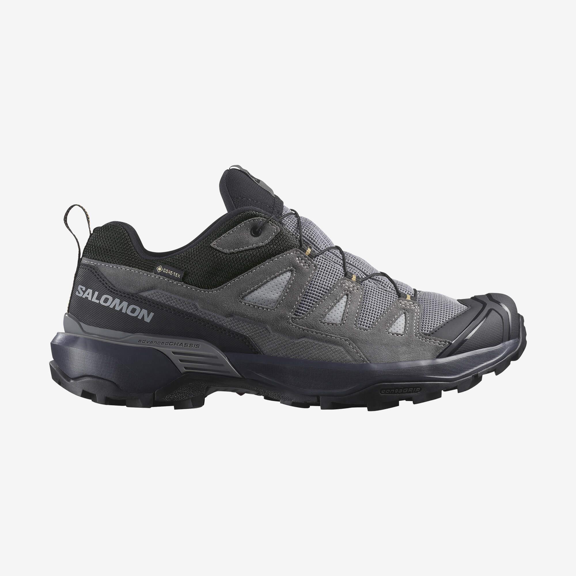 Salomon X Ultra 360 Deri Gore-Tex Erkek Outdoor Ayakkabı - Koyu Kahve - X Ultra 360 Deri Gore-Tex Erkek Outdoor Ayakkabı - Gri - L47571400 - image 1