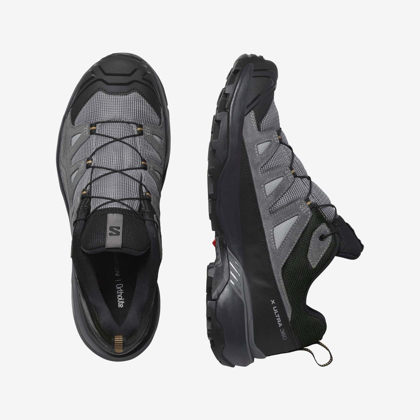 Salomon X Ultra 360 Deri Gore-Tex Erkek Outdoor Ayakkabı - Koyu Kahve - X Ultra 360 Deri Gore-Tex Erkek Outdoor Ayakkabı - Gri - L47571400 - image 2