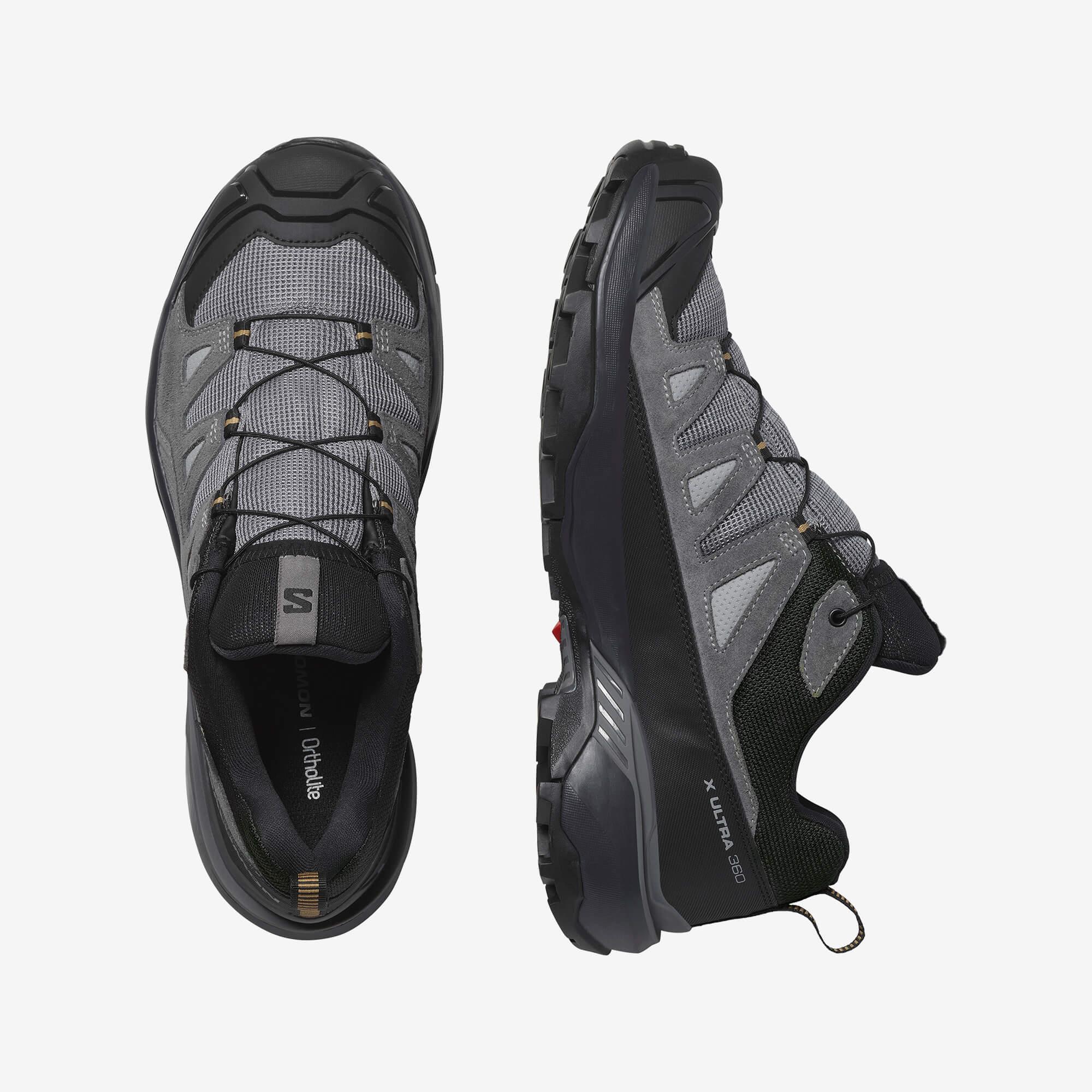 Salomon X ULTRA 360 LEATHER GORE-TEX Erkek Outdoor Ayakkabı Paloma L45390300 - X Ultra 360 Deri Gore-Tex Erkek Outdoor Ayakkabı - Gri - L47571400 - image 2