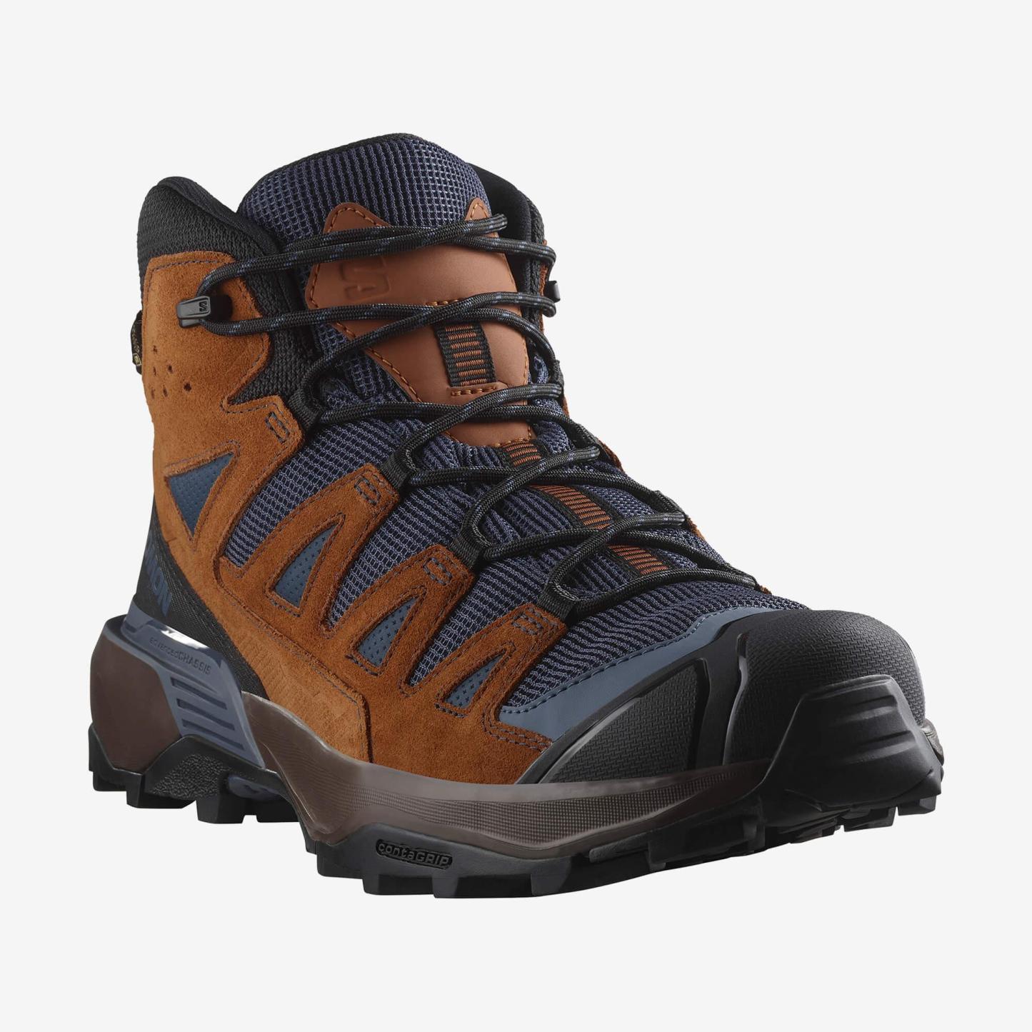 Salomon X Ultra 360 Leather Mid Gore-Tex Erkek Outdoor Botu - Kahve - Kahve - L47570700 - image 6