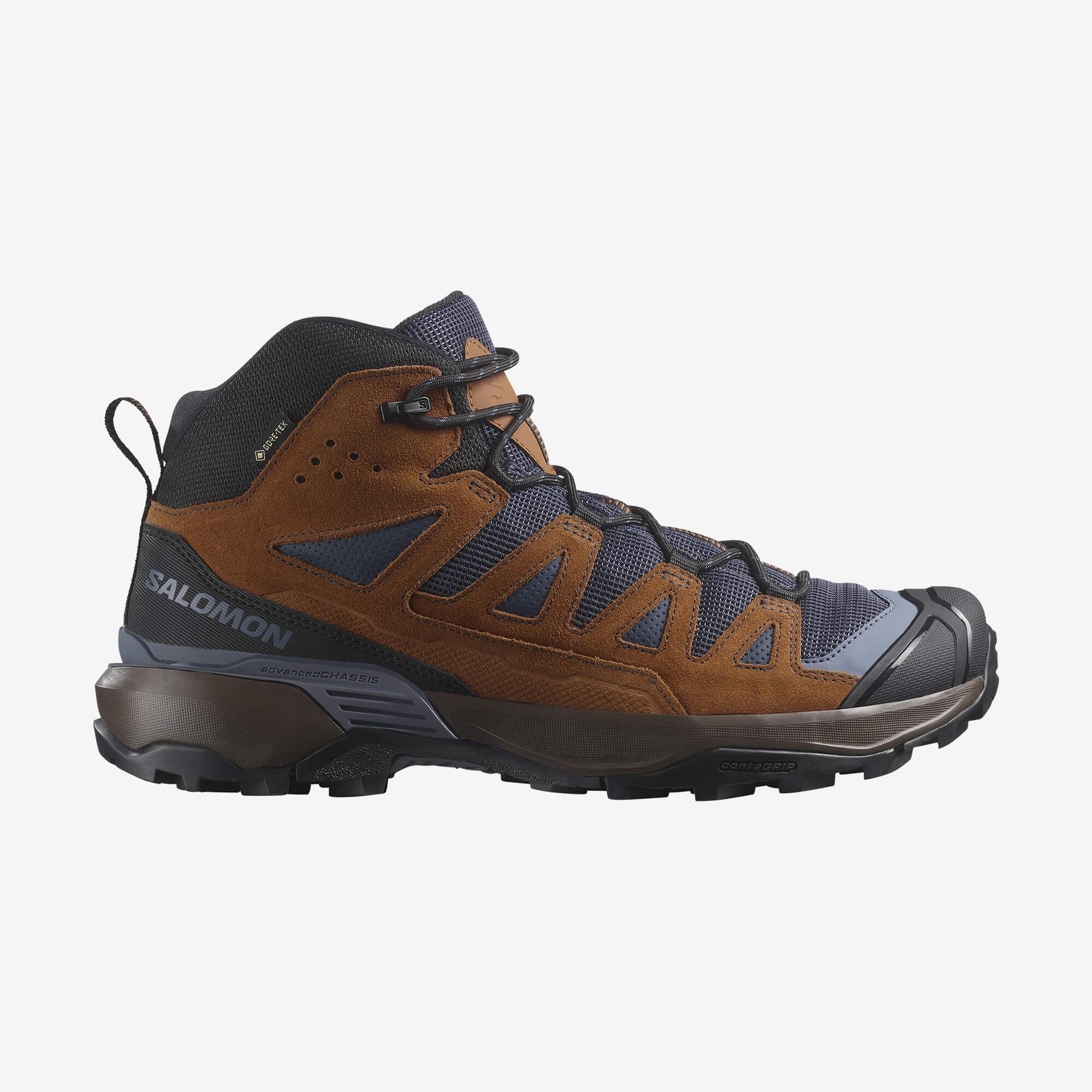 Salomon X Ultra 360 Leather Mid Gore-Tex Erkek Outdoor Botu - Kahve - Kahve - L47570700 - image 1