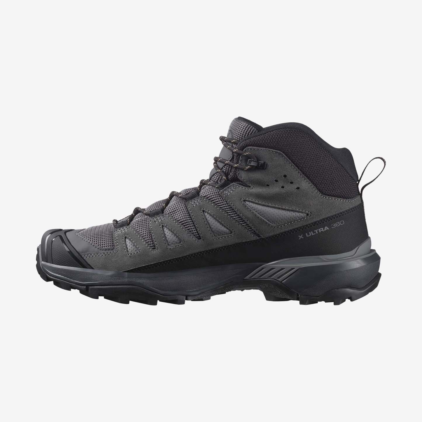 Salomon X Ultra 360 Leather Mid Gore-Tex Erkek Outdoor Botu - Kahve - Gri - L47570800 - image 3