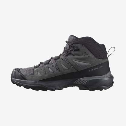 Salomon X Ultra 360 Leather Mid Gore-Tex Erkek Outdoor Botu - Kahve - Gri - L47570800 - image 3