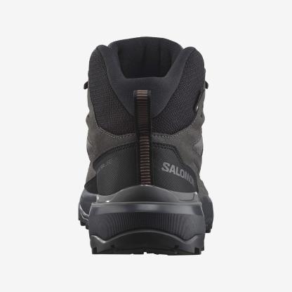 Salomon X ULTRA 360 LEATHER MID GORE-TEX Erkek Outdoor Botu Wrought Iron L47979600 - Gri - L47570800 - image 5