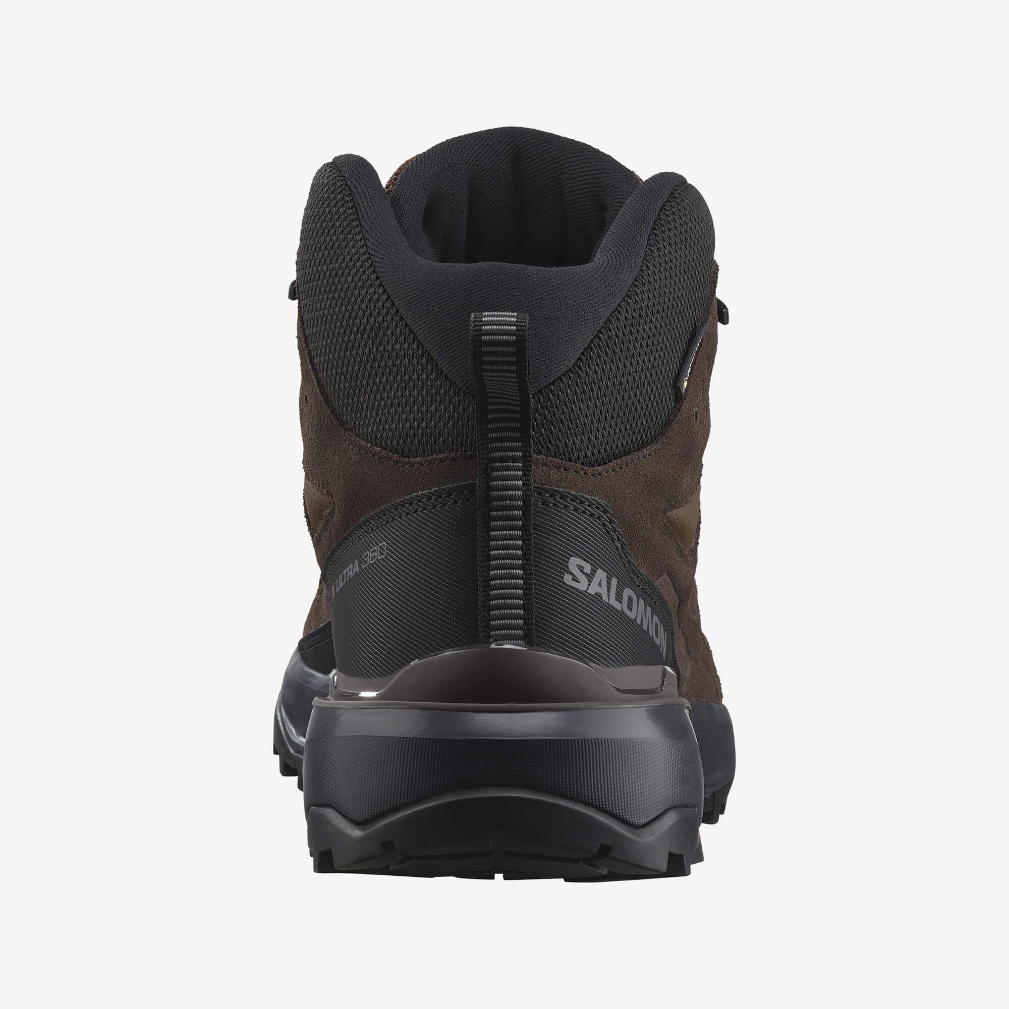 Salomon X ULTRA 360 LEATHER MID GORE-TEX Erkek Outdoor Botu Wrought Iron L47979600 - Koyu Kahve - L47570900 - image 5