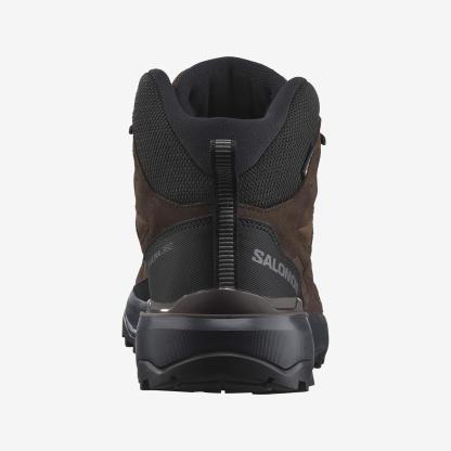 Salomon X ULTRA 360 LEATHER MID GORE-TEX Erkek Outdoor Botu Wrought Iron L47979600 - Koyu Kahve - L47570900 - image 5