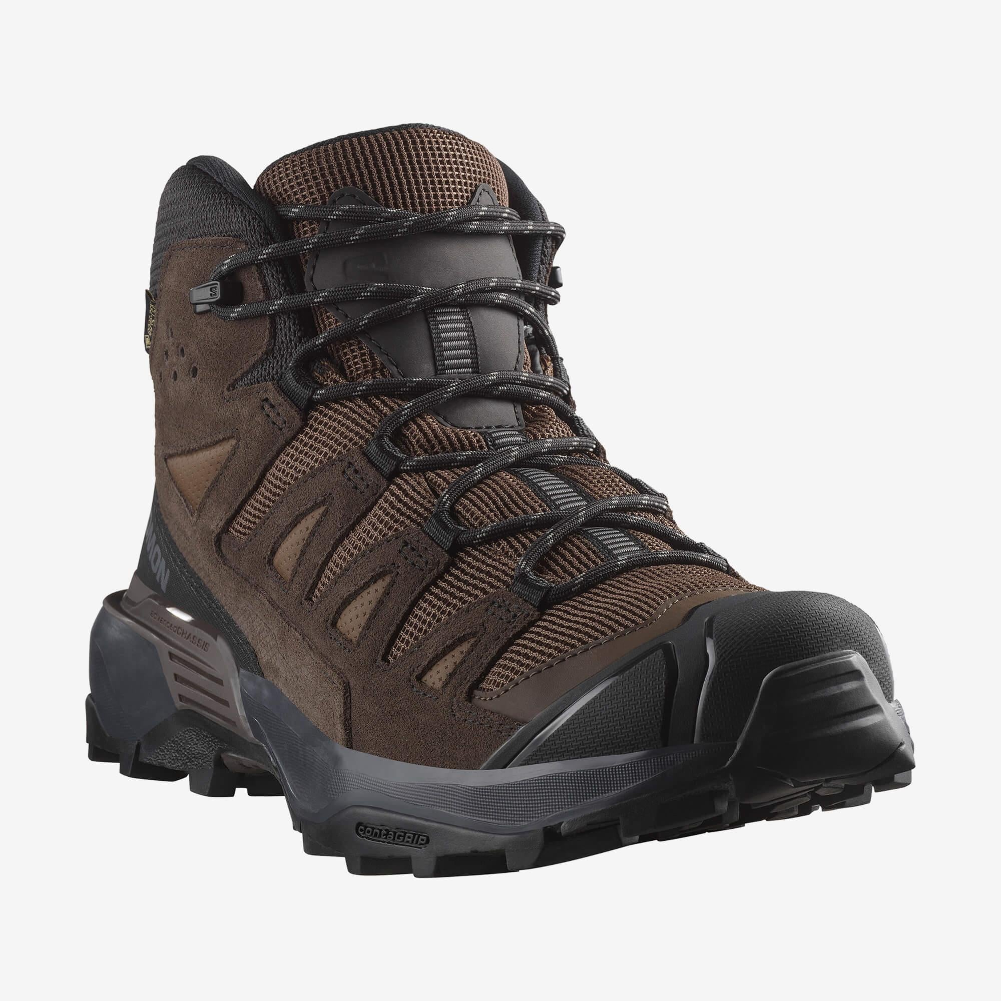 Salomon X Ultra 360 Leather Mid Gore-Tex Erkek Outdoor Botu - Kahve - Koyu Kahve - L47570900 - image 6