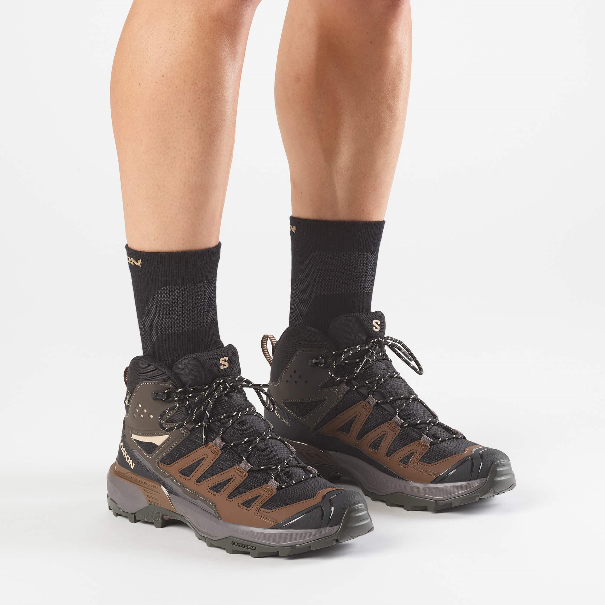 Salomon X ULTRA 360 MID GORE-TEX Erkek Outdoor Botu Cloudburst L45395400 - Black - L45473200 - image 7