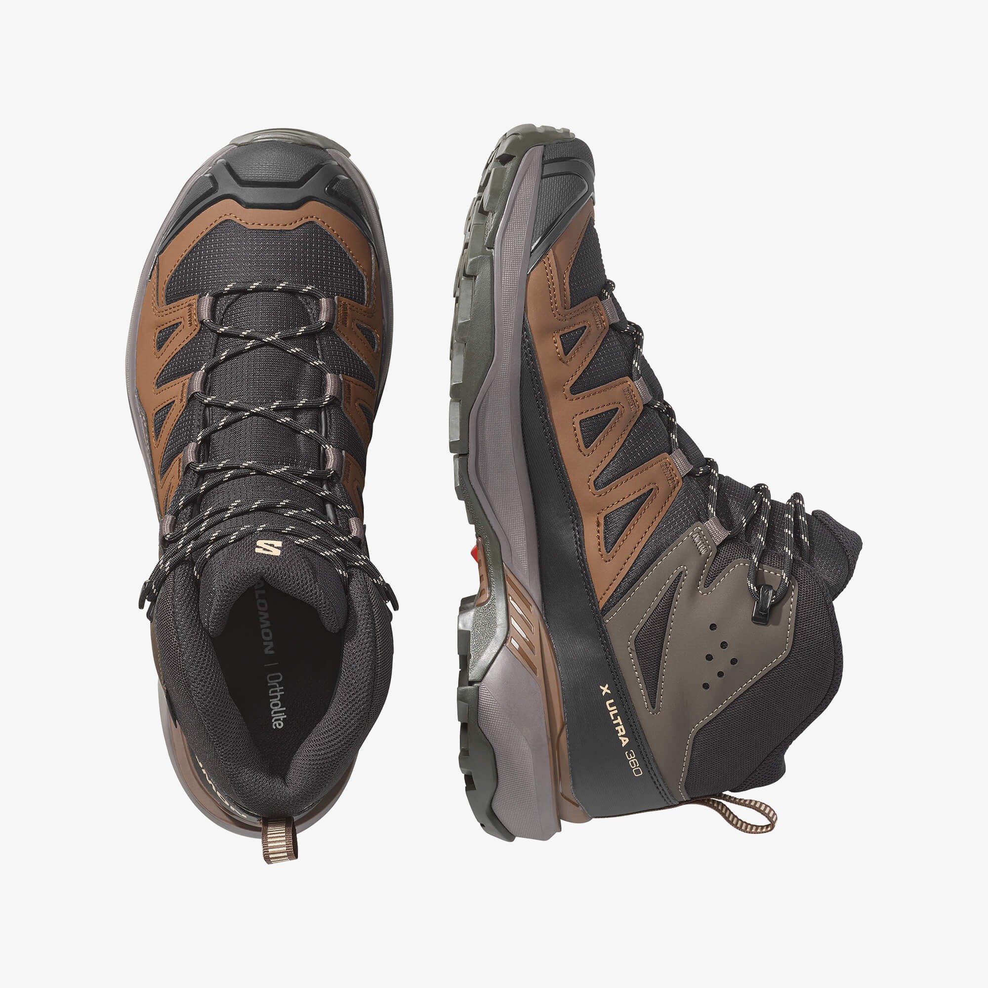 Salomon X ULTRA 360 MID GORE-TEX Erkek Outdoor Botu Cloudburst L45395400 - Black - L45473200 - image 2