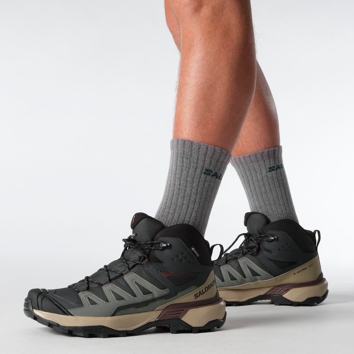 Salomon X ULTRA 360 MID GORE-TEX Erkek Outdoor Botu Blue Nights L47864800 - Phantom - L47743300 - image 8