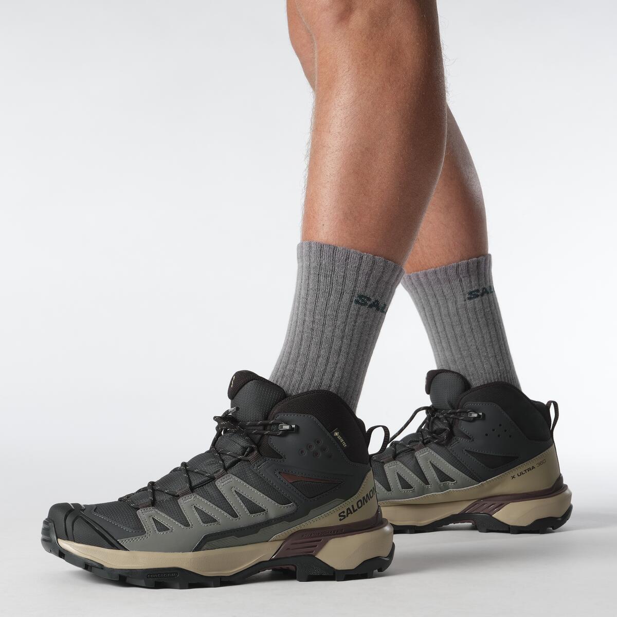 Salomon X ULTRA 360 MID GORE-TEX Erkek Outdoor Botu Cloudburst L45395400 - Phantom - L47743300 - image 8