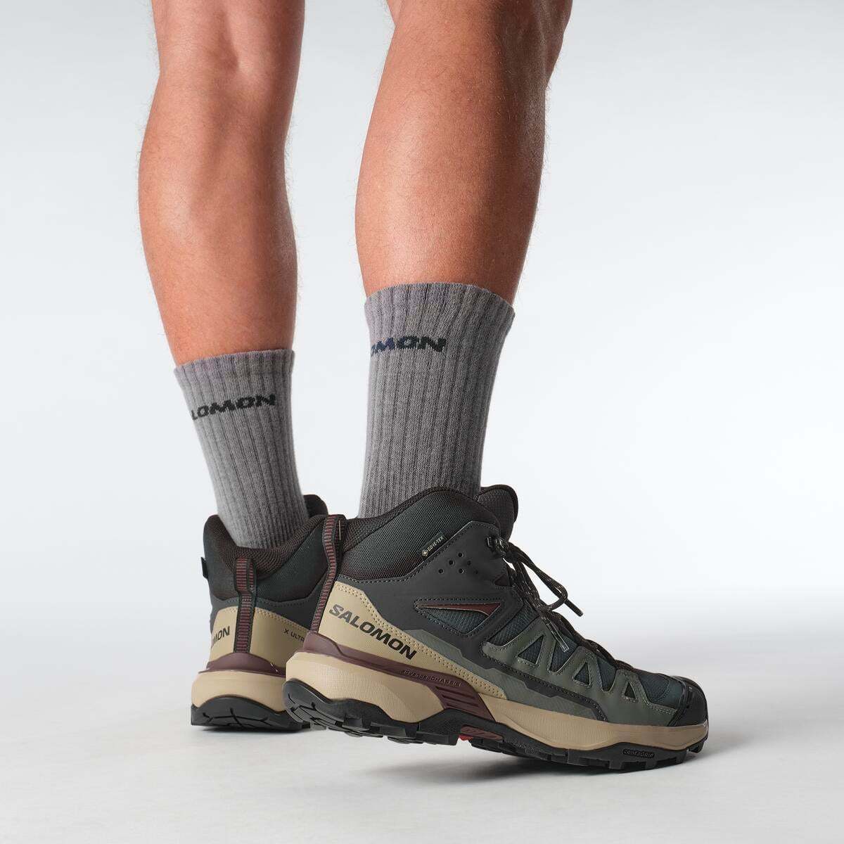 Salomon X ULTRA 360 MID GORE-TEX Erkek Outdoor Botu Blue Nights L47864800 - Phantom - L47743300 - image 7
