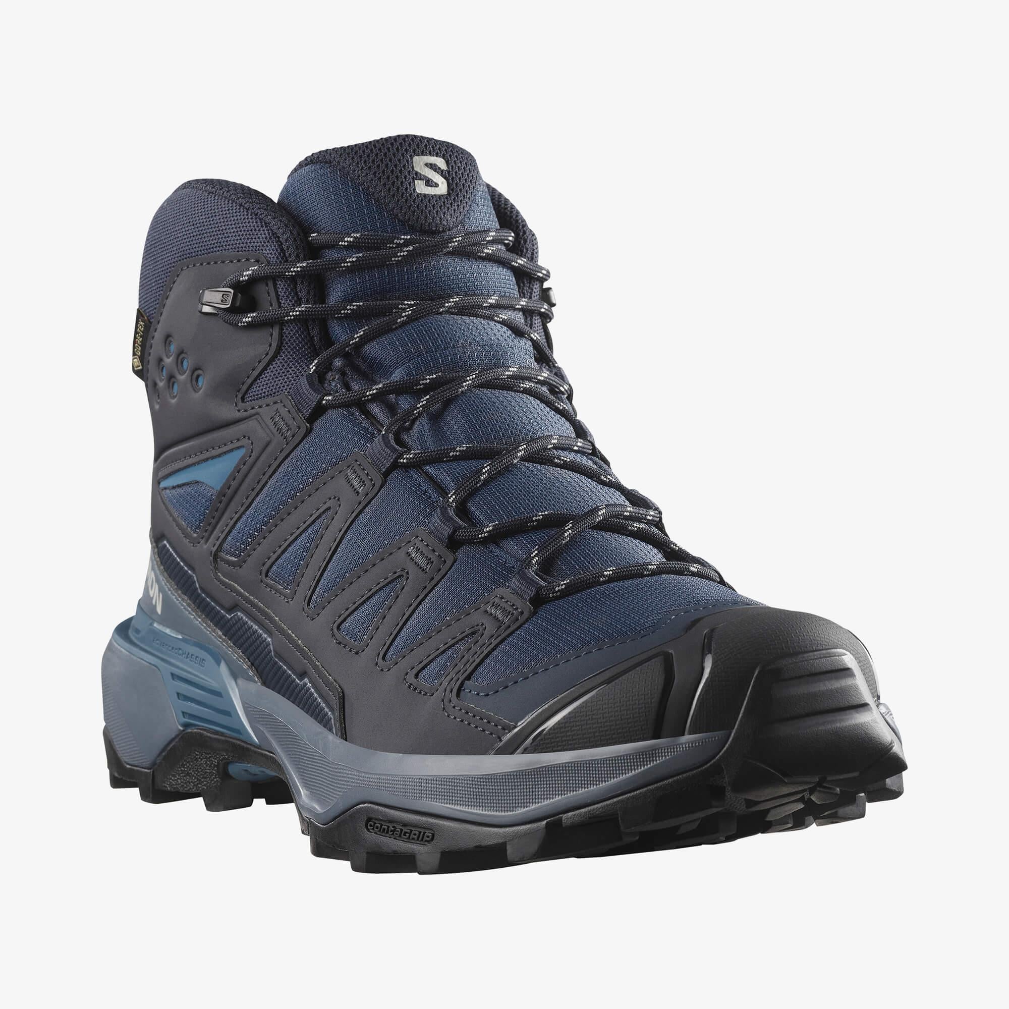 Salomon X ULTRA 360 MID GORE-TEX Erkek Outdoor Botu Cloudburst L45395400 - Blue Nights - L47864800 - image 4