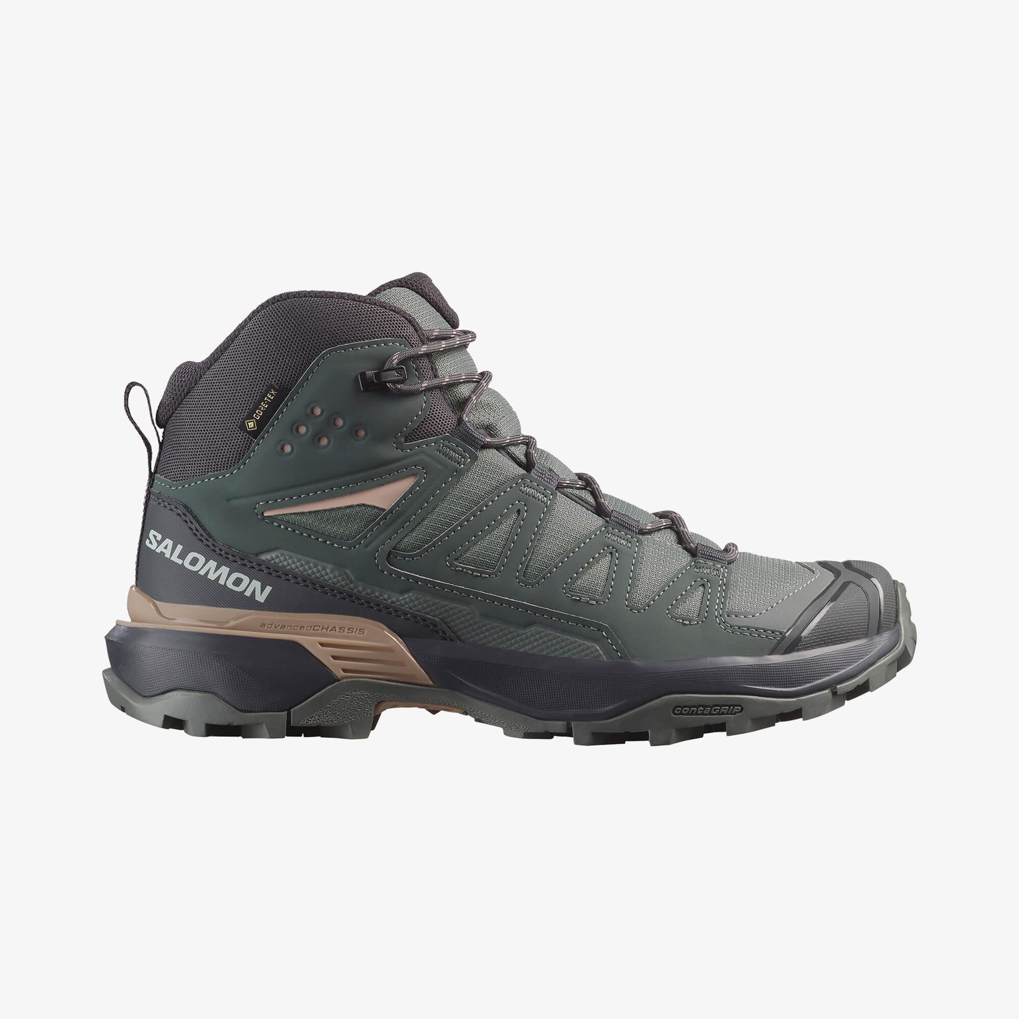 Salomon X ULTRA 360 MID GORE-TEX Kadın Outdoor Botu Nine Iron L49101500 - Sedona Sage - L47865000 - image 1