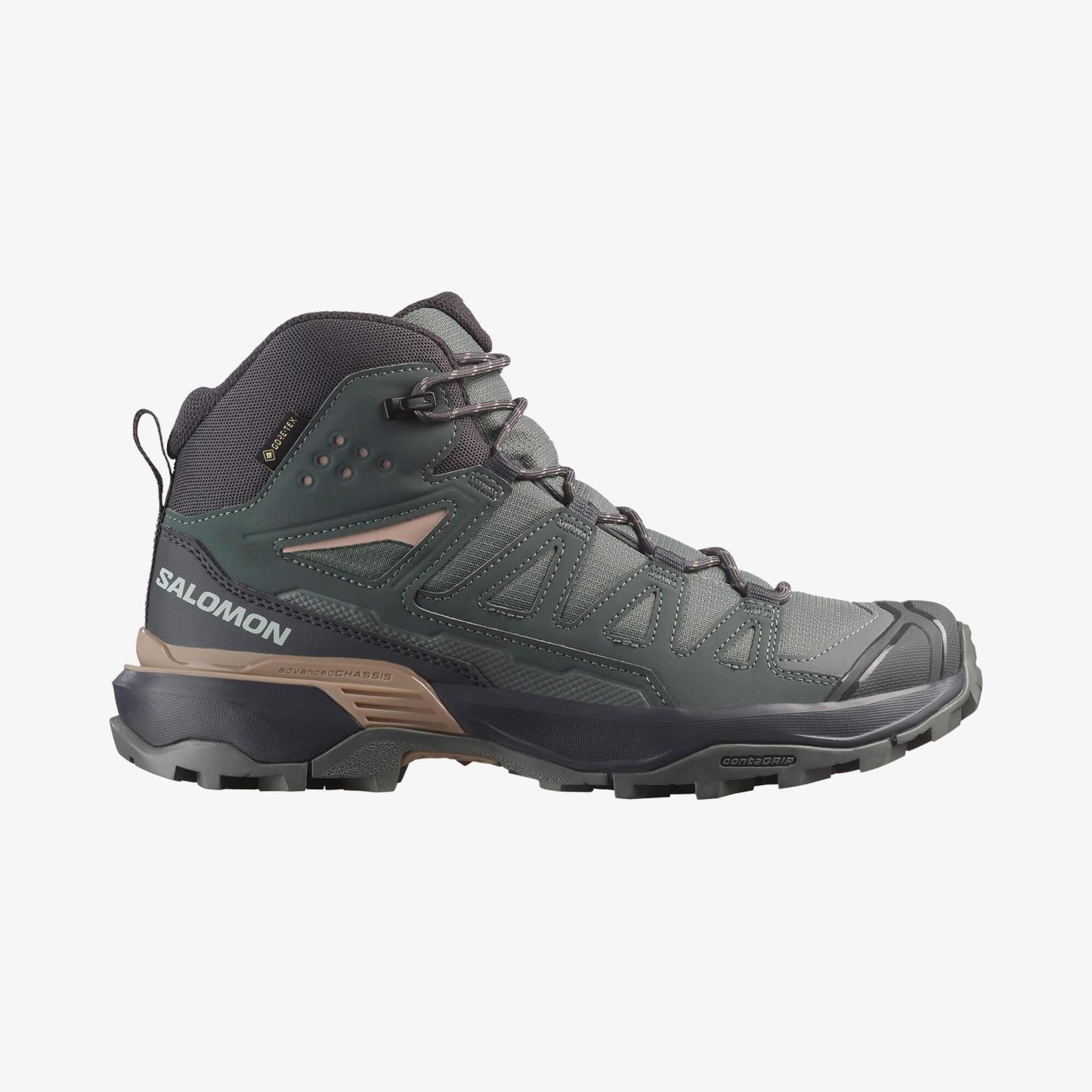 Salomon X ULTRA 360 MID GORE-TEX Kadın Outdoor Botu Nine Iron L49101500 - Sedona Sage - L47865000 - image 1