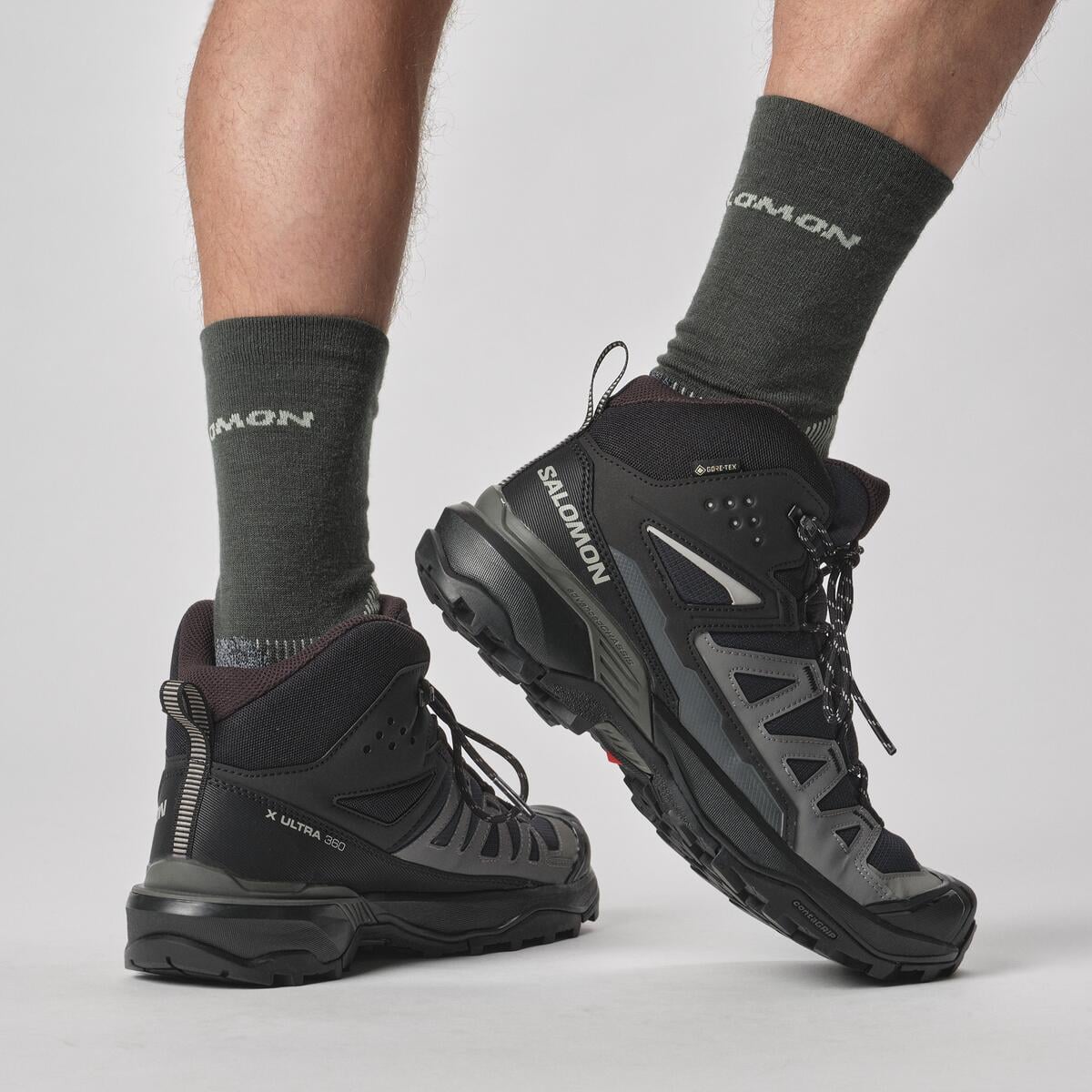 Salomon X ULTRA 360 MID GORE-TEX Erkek Outdoor Botu Blue Nights L47864800 - Siyah - L47447600 - image 8