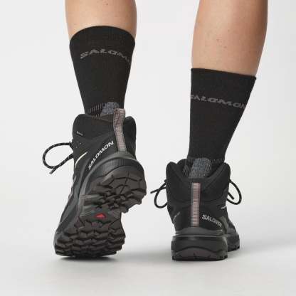 Salomon X ULTRA 360 MID GORE-TEX Kadın Outdoor Botu Sedona Sage L47865000 - Siyah - L47448600 - image 8