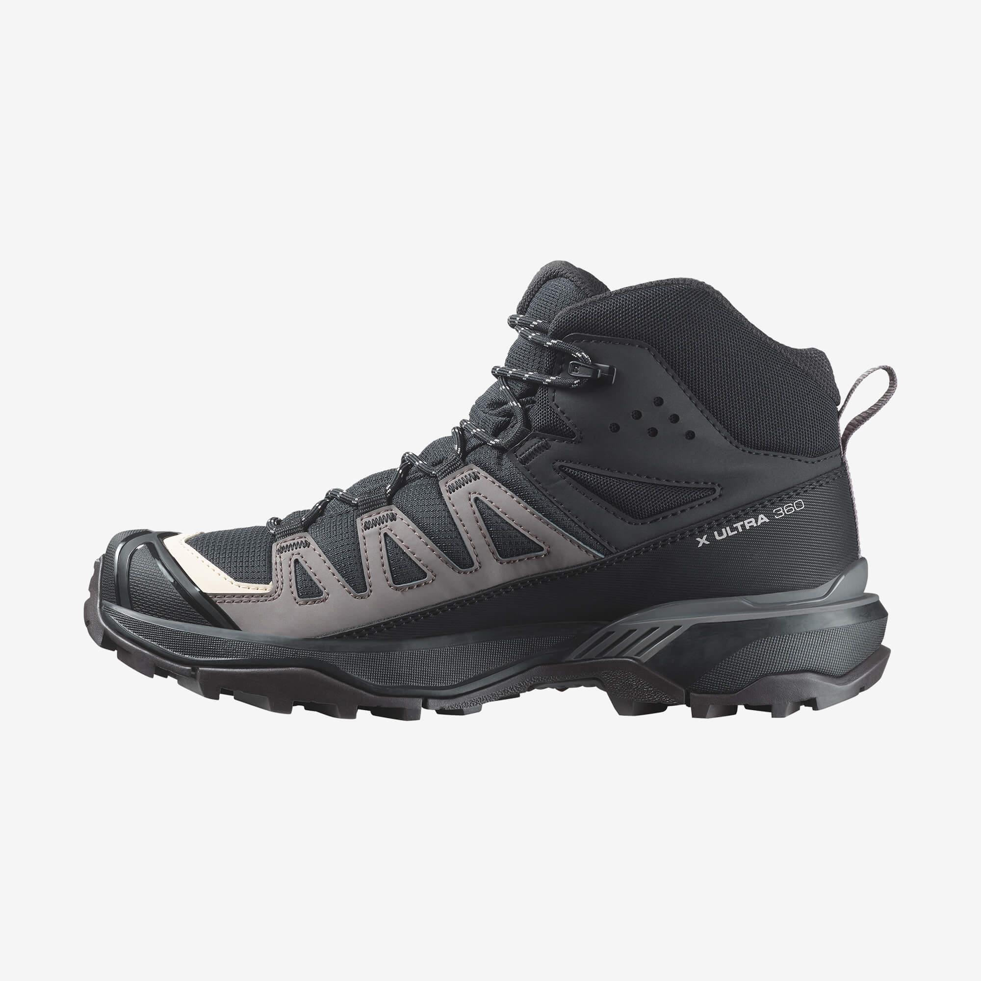 Salomon X ULTRA 360 MID GORE-TEX Kadın Outdoor Botu Nine Iron L49101500 - Siyah - L47448600 - image 3