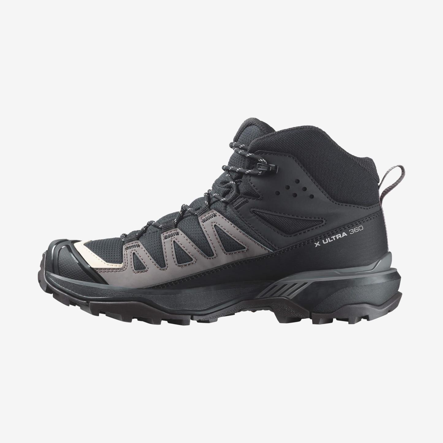 Salomon X ULTRA 360 MID GORE-TEX Kadın Outdoor Botu Nine Iron L49101500 - Siyah - L47448600 - image 3
