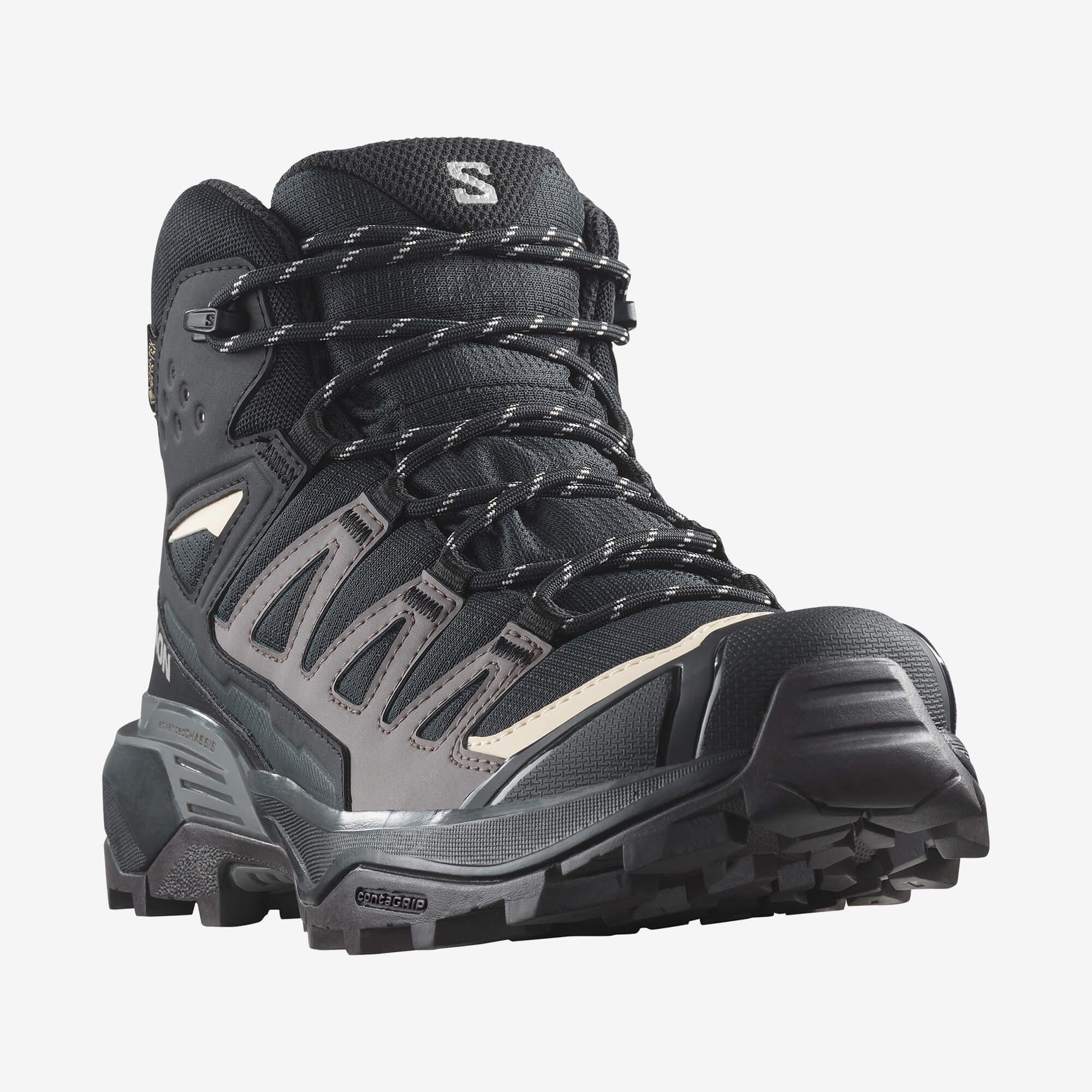 Salomon X ULTRA 360 MID GORE-TEX Kadın Outdoor Botu Nine Iron L49101500 - Siyah - L47448600 - image 6