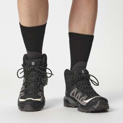 Salomon X ULTRA 360 MID GORE-TEX Kadın Outdoor Botu Sedona Sage L47865000 - Siyah - L47448600 - image 7