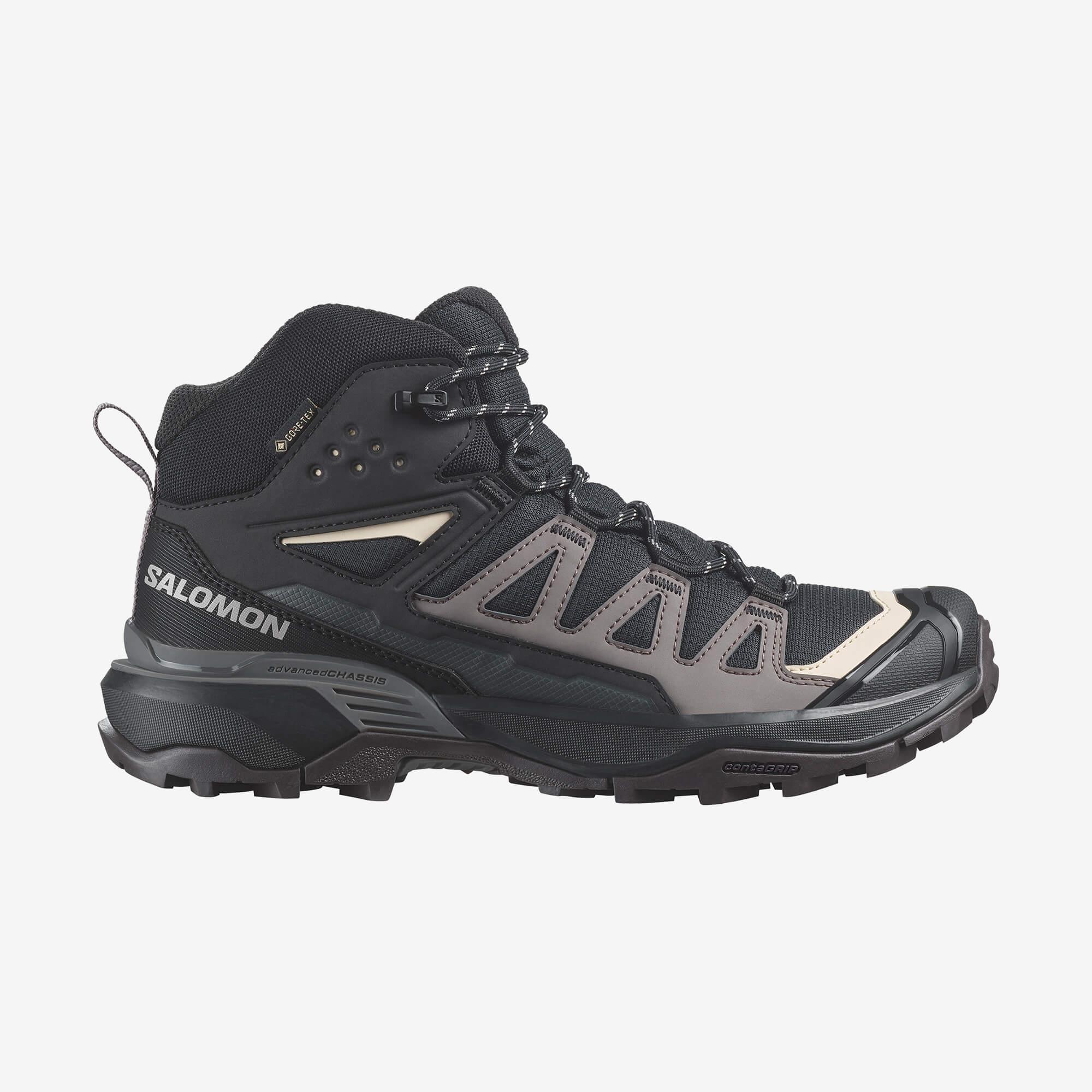 Salomon X ULTRA 360 MID GORE-TEX Kadın Outdoor Botu Nine Iron L49101500 - Siyah - L47448600 - image 1