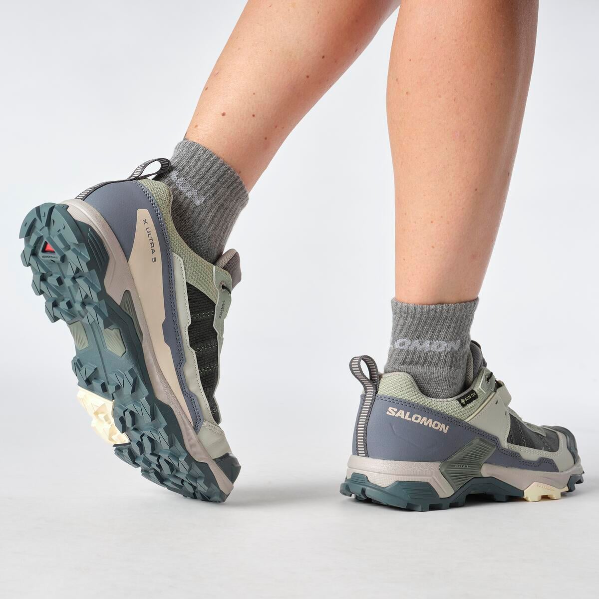 Salomon X ULTRA 5 GORE-TEX Kadın Outdoor Ayakkabı Seagrass L47726300 - Seagrass - L47726300 - image 8