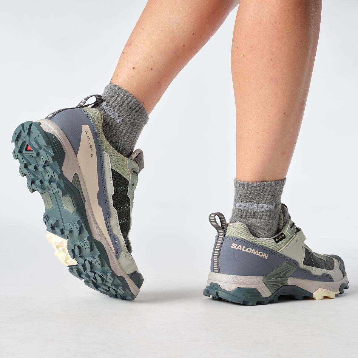 Salomon X ULTRA 5 GORE-TEX Kadın Outdoor Ayakkabı Seagrass L47726300 - Seagrass - L47726300 - image 8