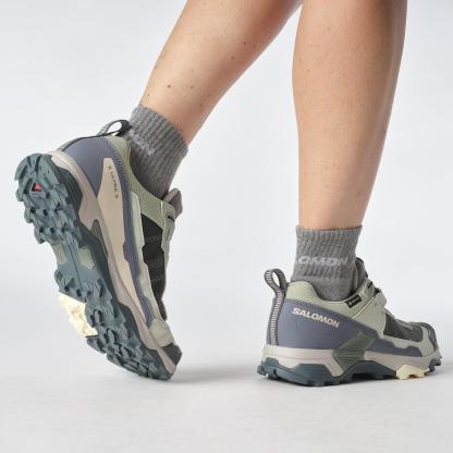 Salomon X ULTRA 5 GORE-TEX Kadın Outdoor Ayakkabı Asphalt L45408800 - Seagrass - L47726300 - image 8