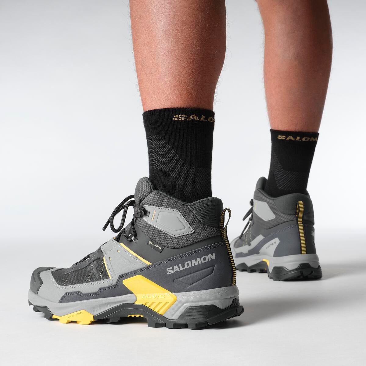 Salomon X ULTRA 5 MID GORE-TEX Erkek Outdoor Botu Asphalt L47754100 - Asphalt - L47754100 - image 7