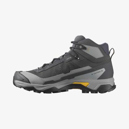Salomon X ULTRA 5 MID GORE-TEX Erkek Outdoor Botu Asphalt L47754100 - Asphalt - L47754100 - image 3