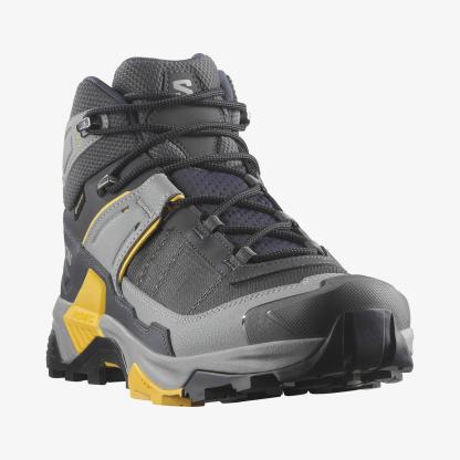 Salomon X ULTRA 5 MID GORE-TEX Erkek Outdoor Botu Iron L47854800 - Asphalt - L47754100 - image 4