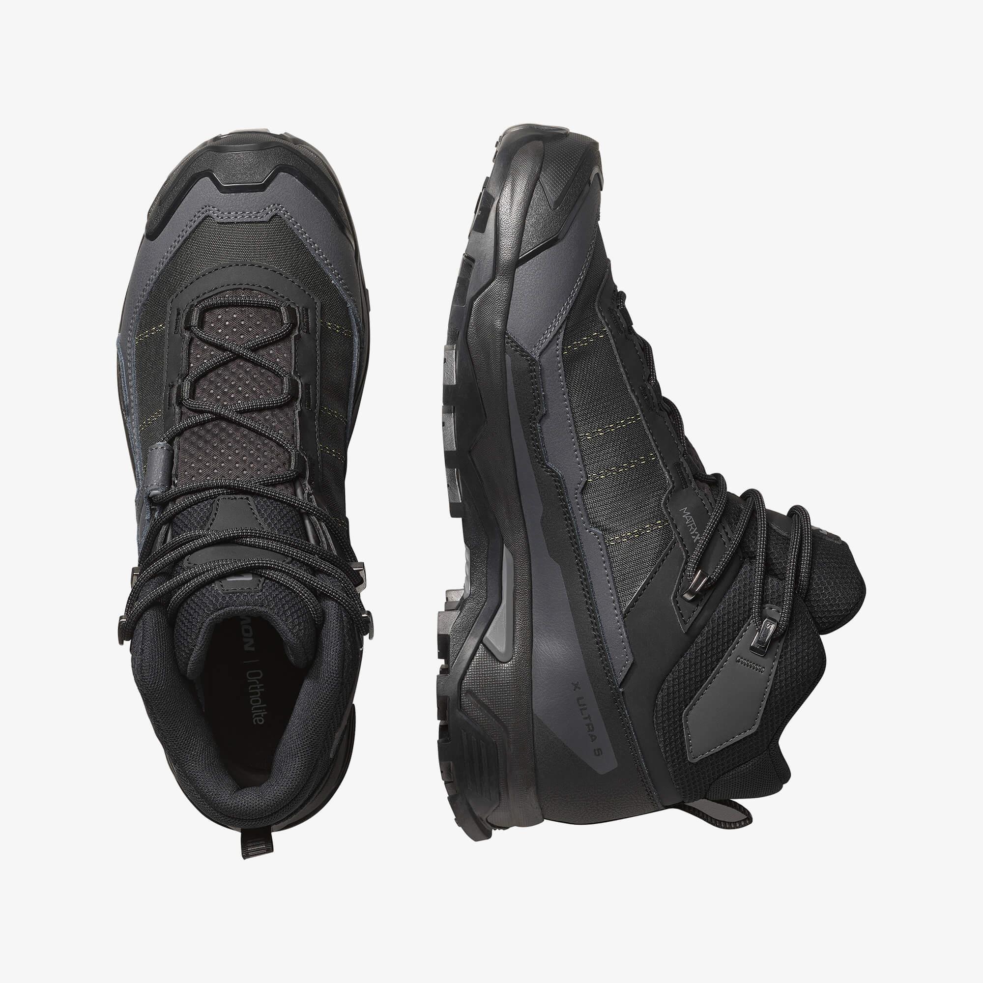 Salomon X ULTRA 5 MID GORE-TEX Erkek Outdoor Botu Iron L47854800 - Black - L47754200 - image 2
