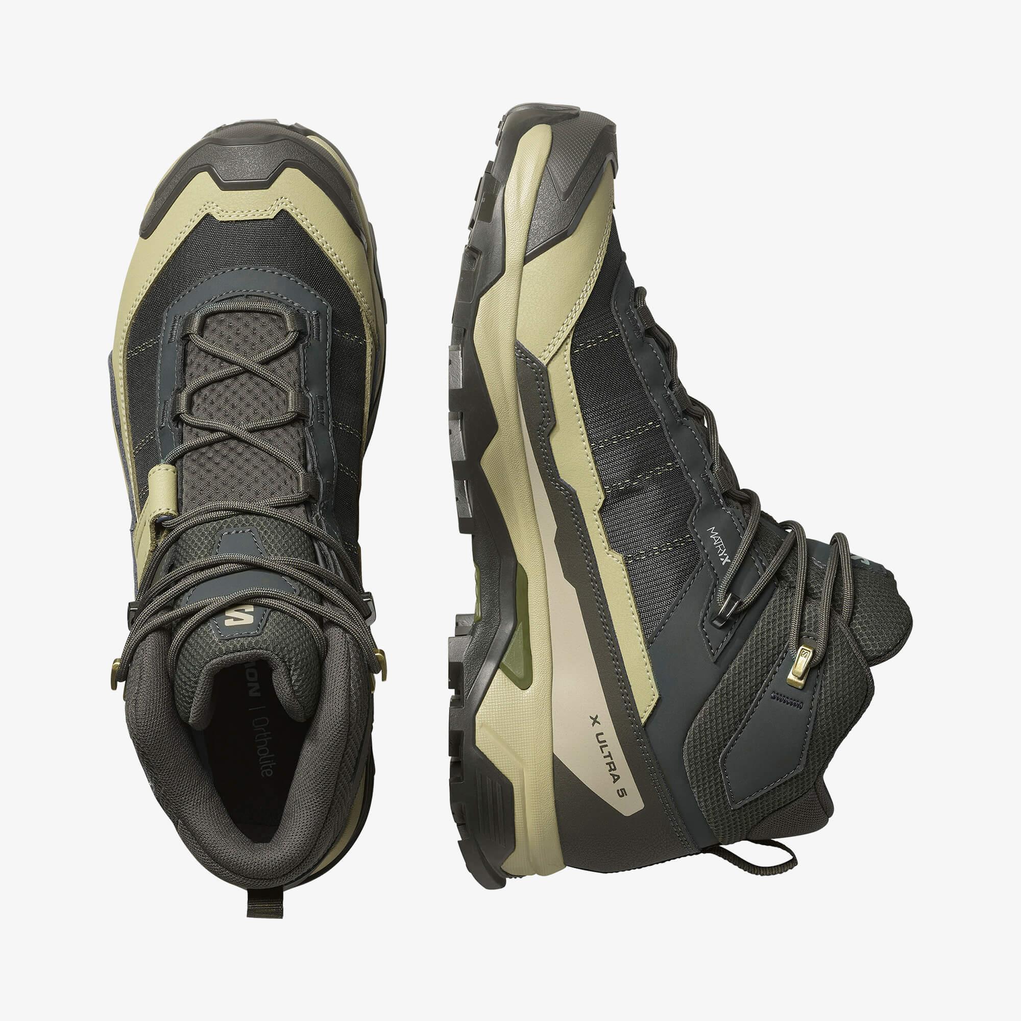 Salomon X ULTRA 5 MID GORE-TEX Erkek Outdoor Botu Iron L47854800 - Peat - L47754300 - image 2