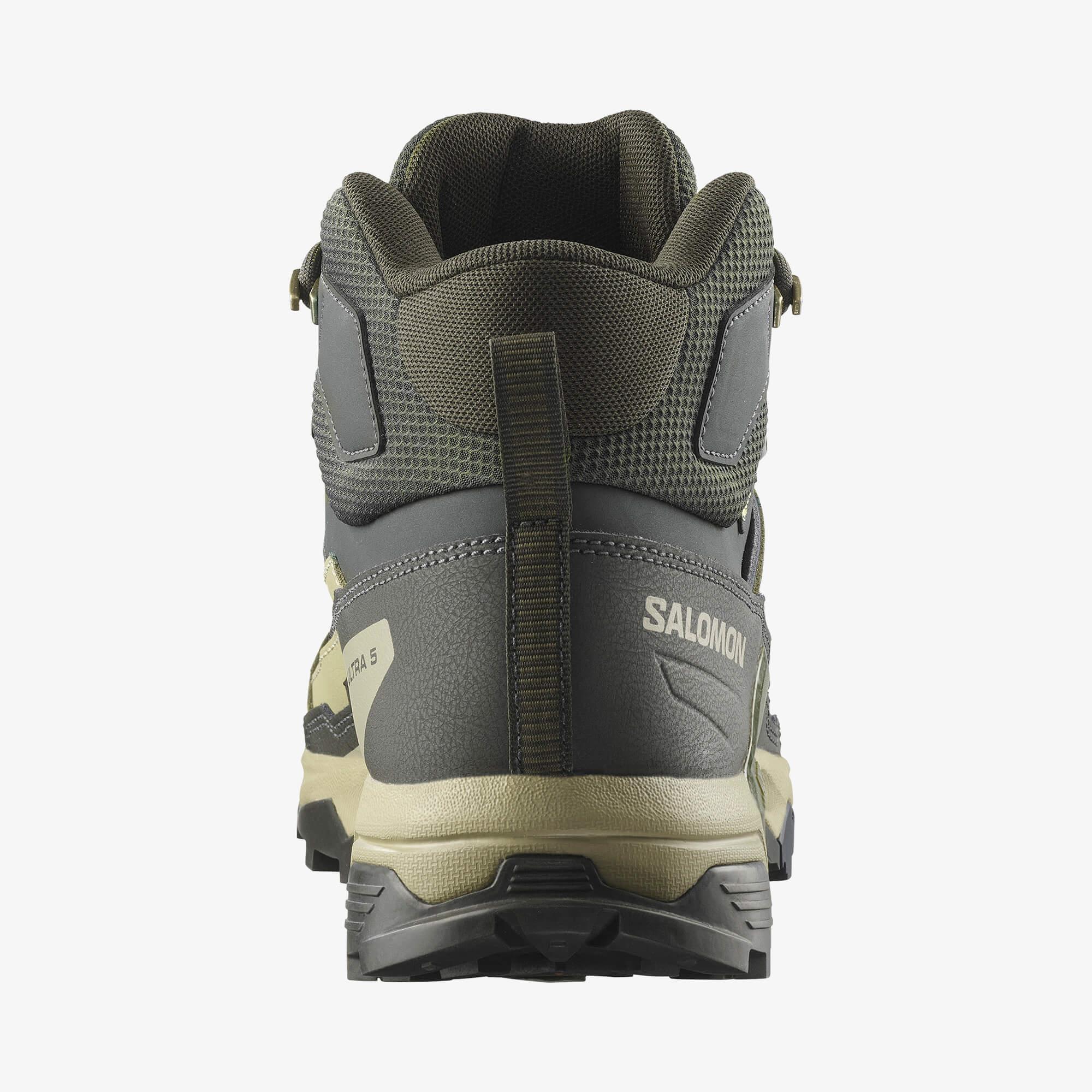 Salomon X ULTRA 5 MID GORE-TEX Erkek Outdoor Botu Iron L47854800 - Peat - L47754300 - image 5