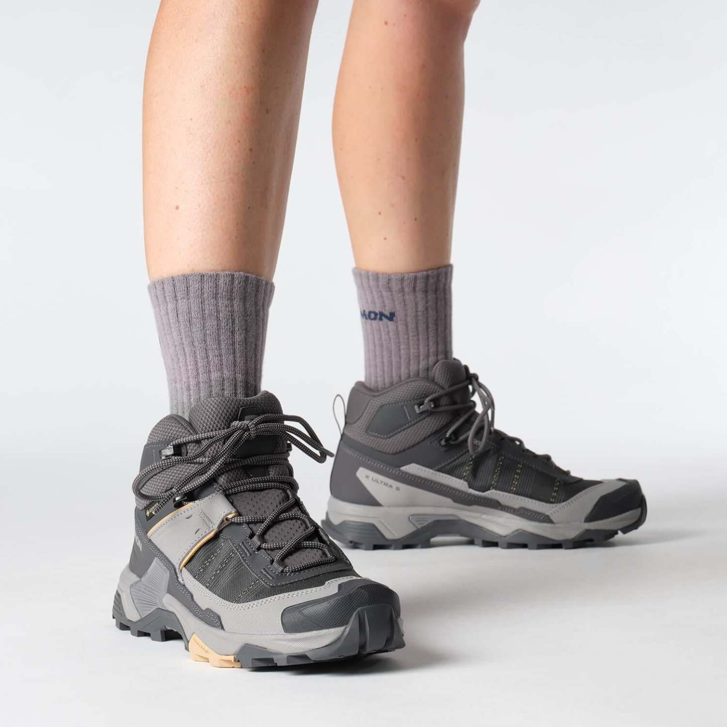 Salomon X ULTRA 5 MID GORE-TEX Kadın Outdoor Botu Excalibur L47854900 - Nine Iron - L47754500 - image 8