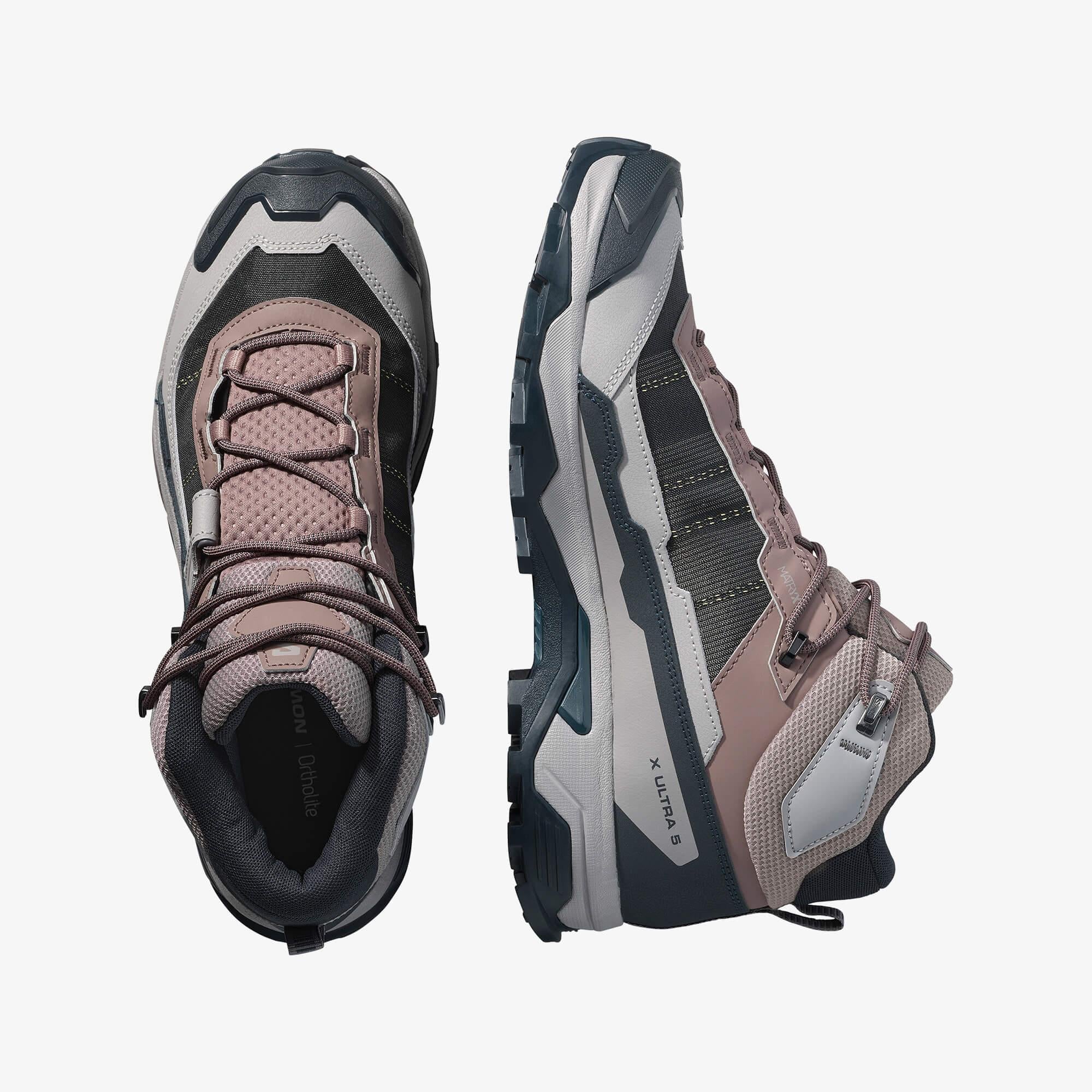Salomon X ULTRA 5 MID GORE-TEX Erkek Outdoor Botu Asphalt L47754100 - Iron - L47854800 - image 2