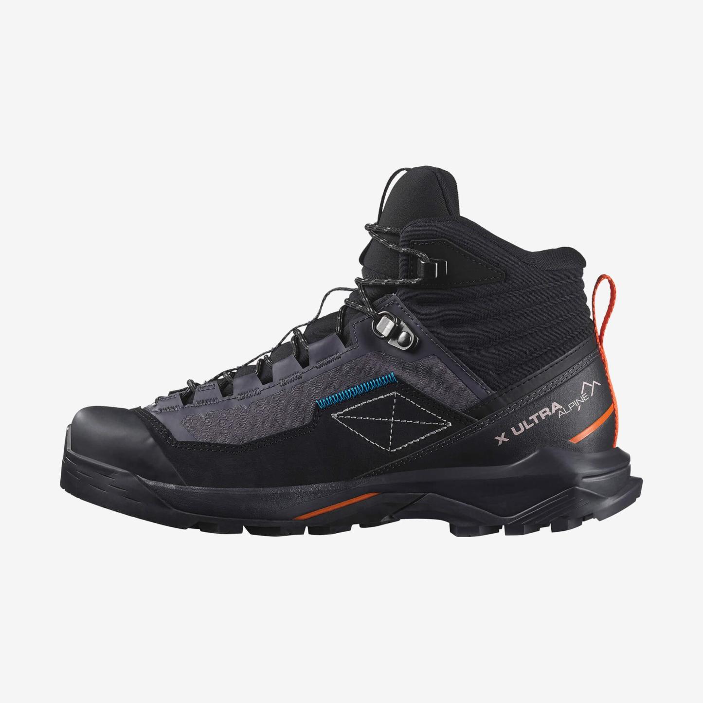 Salomon X Ultra Alpine Mid Gore-Tex Kadın Outdoor Botu - Siyah - Siyah - L47567200 - image 4