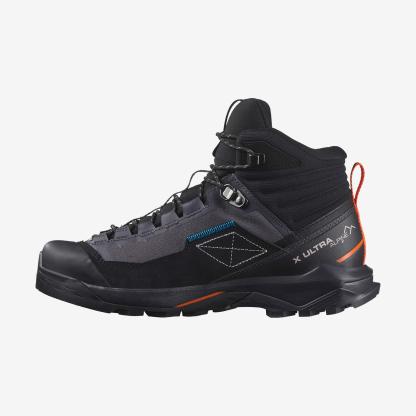 Salomon X Ultra Alpine Mid Gore-Tex Kadın Outdoor Botu - Siyah - Siyah - L47567200 - image 4