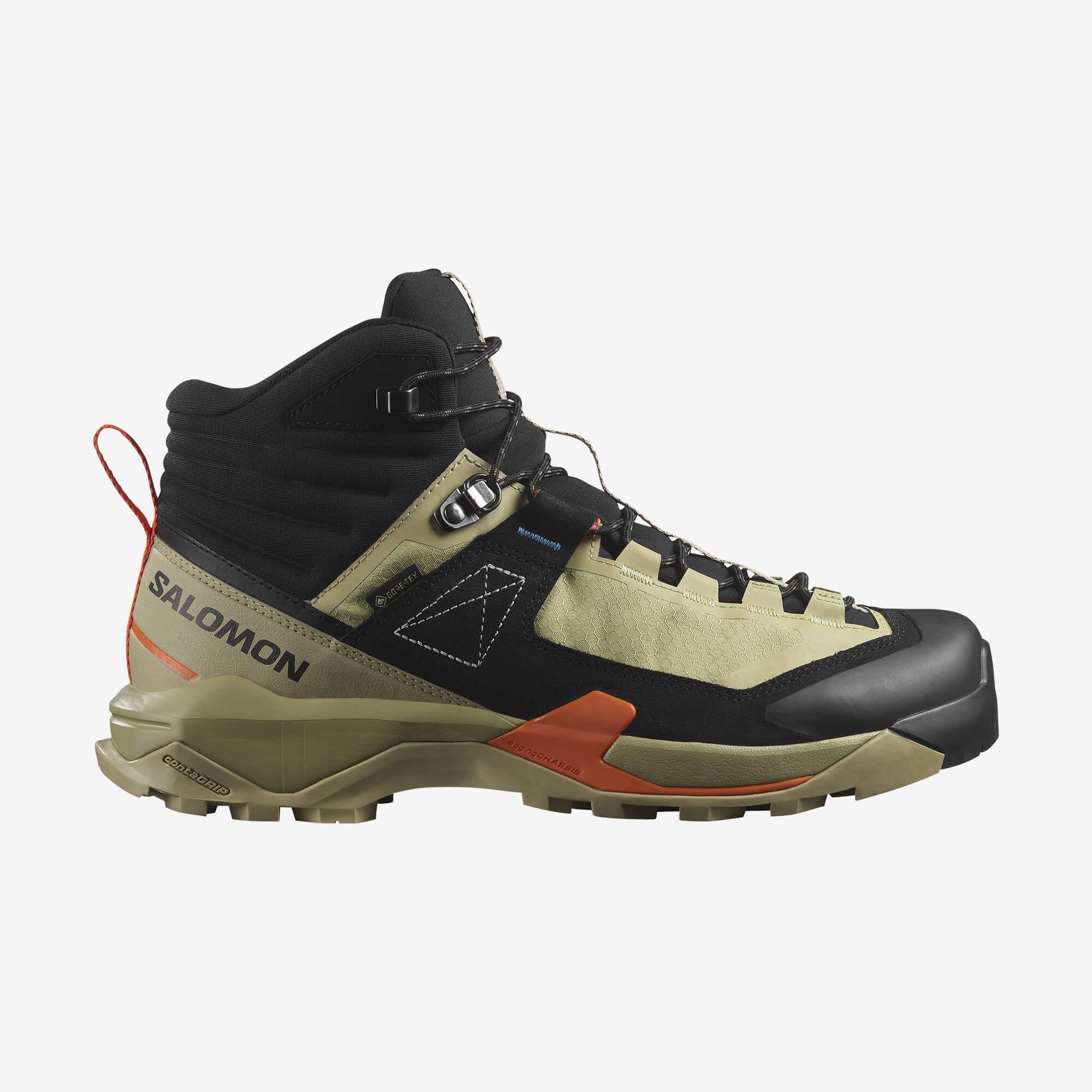 Salomon X Ultra Alpine Mid Gore-Tex Erkek Outdoor Botu - Lacivert - Sarı - L47686600 - image 1