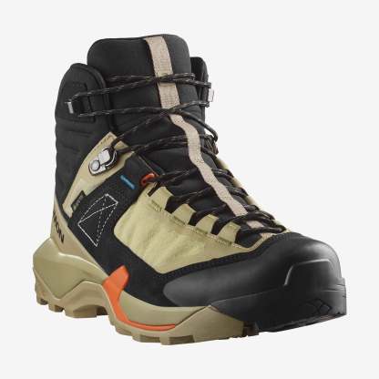 Salomon X Ultra Alpine Mid Gore-Tex Erkek Outdoor Botu - Lacivert - Sarı - L47686600 - image 5