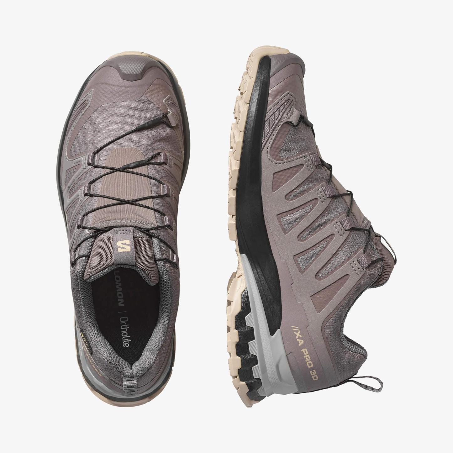 Salomon XA PRO 3D V9 GORE-TEX Kadın Outdoor Ayakkabı Black L47882300 - Plum Kitten - L47744500 - image 2