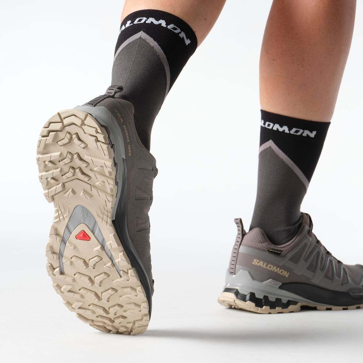 Salomon XA PRO 3D V9 GORE-TEX Kadın Outdoor Ayakkabı Black L47882300 - Plum Kitten - L47744500 - image 8