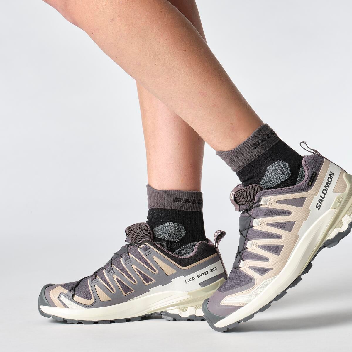Salomon XA PRO 3D V9 GORE-TEX Kadın Outdoor Ayakkabı Black L47882300 - Nine Iron - L47744700 - image 8
