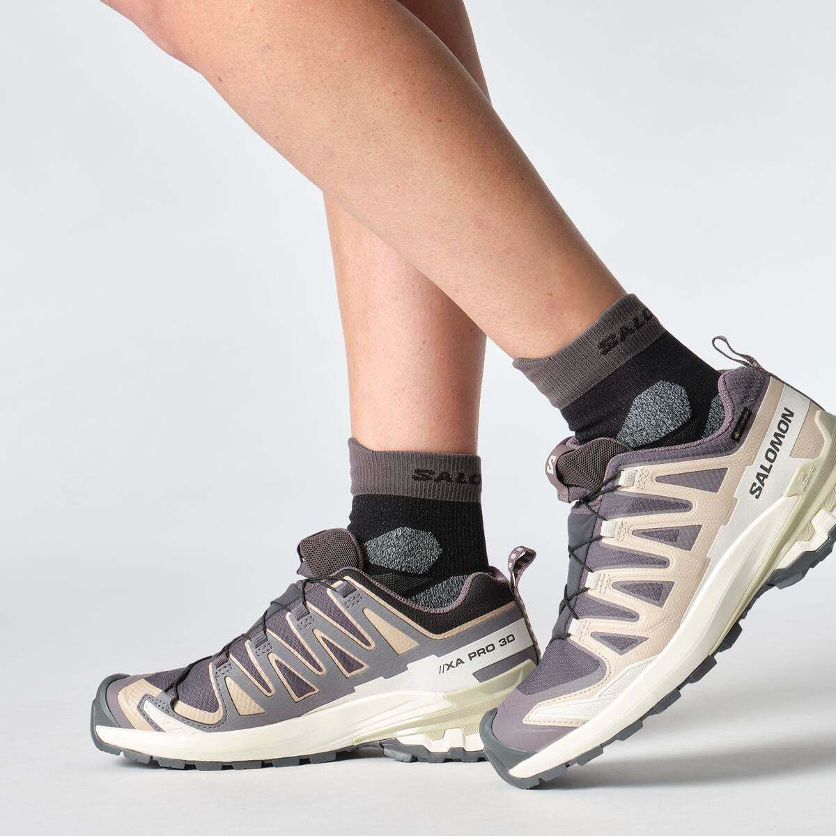Salomon XA PRO 3D V9 GORE-TEX Kadın Outdoor Ayakkabı Black L47882300 - Nine Iron - L47744700 - image 8