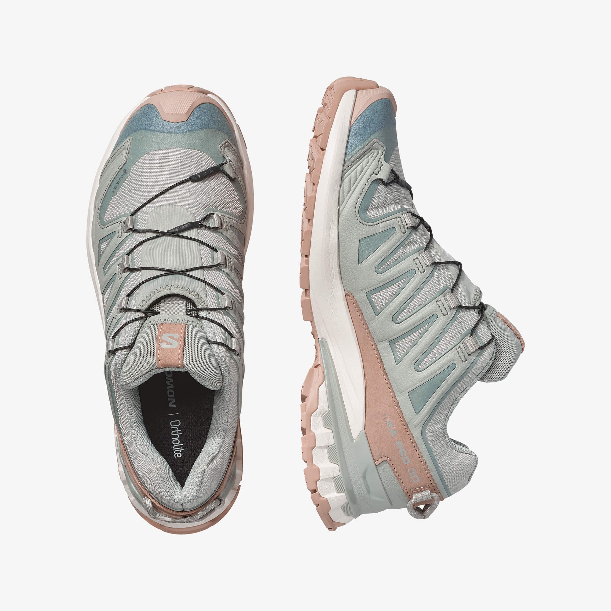 Salomon XA PRO 3D V9 GORE-TEX LIFELONG Kadın Outdoor Ayakkabı Wrought Iron L49297300 - Wrought Iron - L49297300 - image 2